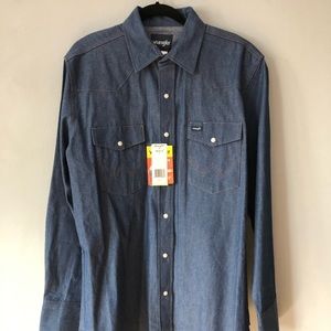 Wrangler COWBOY CUT WESTERN DENIM SHIRT